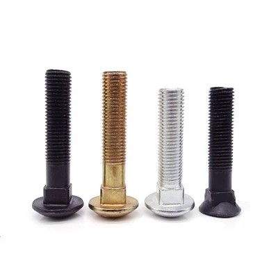 Carriage Bolt Yellow Zinc Plated Grade 4.8 8.8 Produsen